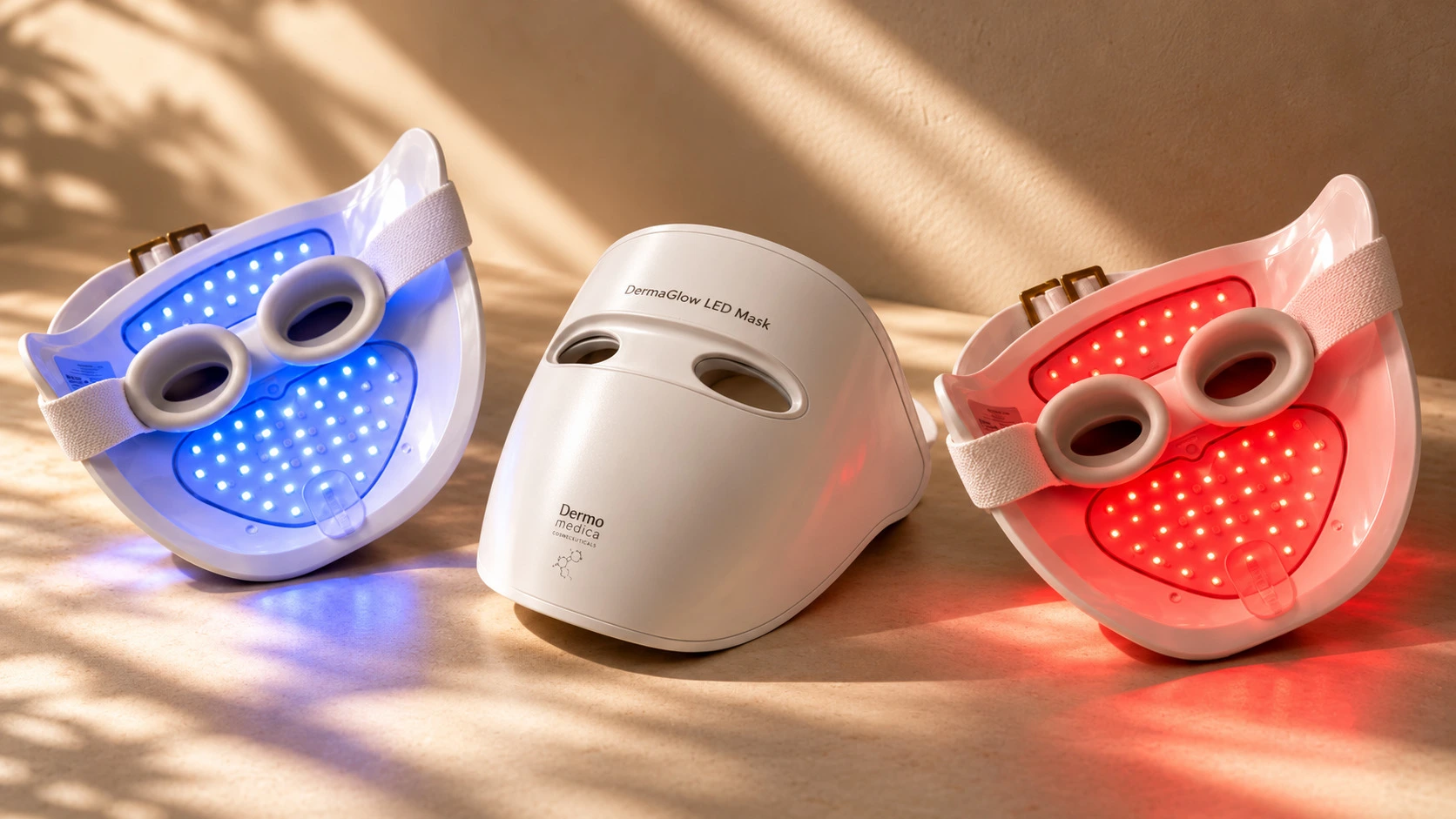 Kolory światła w masce LED – niebieskie, czerwone czy podczerwień?